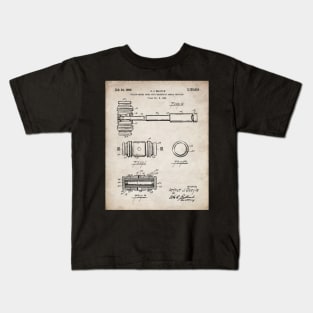 Judge Gavel Patent - Lawyer Art - Antique Kids T-Shirt